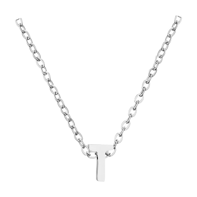 Dainty Silver Initial Necklaces for Women Silver Necklaces for Women A Z 26 Alphabet Initial Necklaces for Teen Girls Jewelry