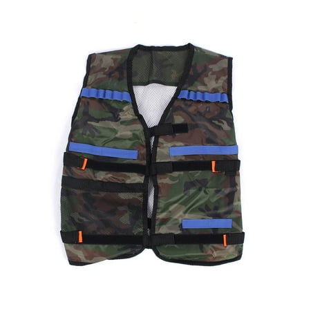 Grn Camo - Kids Elite Tactical Vest for EVA Elite Series Blaster Toy Gun Elite Series Camo