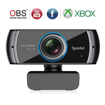 Full HD Webcam 1536p, Beauty Live Streaming Webcam, Computer Camera for OBS Xbox XSplit Skype Facebook, Compatible for Mac OS Windows (Best Camera For Live Streaming 2019)