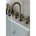 thumbnail image 3 of Kingston Brass KS2987AX 8 in. Widespread Bathroom Faucet, Brushed Brass, 3 of 6