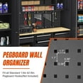 thumbnail image 4 of HPDMC 9-Piece Garage Storage Cabinet System - Heavy Duty Steel Workshop Set w/ 71" Workbench, Roller Cabinet, Drawers & Pegboard | Gray Tool Organization System for Garage/Workshop, 4 of 18