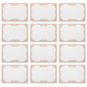 MOVTOTOP Golden Certificate Papier pour impression avec une expérience d'écriture lisse et un design élégant pour l'utilisation en laboratoire 30pcs