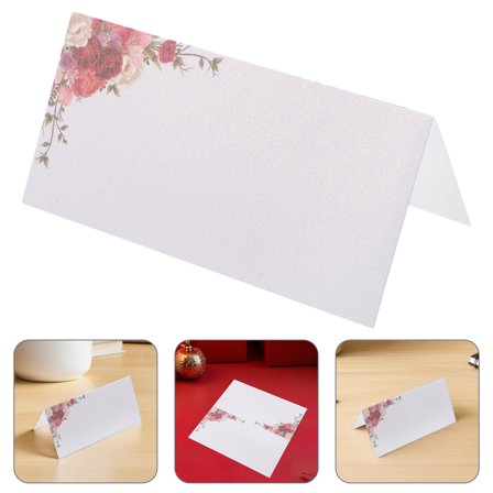 CTIRCHIU 50Pcs Wedding Invitation Card Set Blank Cardstock for Custom Wedding Cards with Minimalist Design