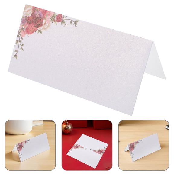 CTIRCHIU 50Pcs Wedding Invitation Card Set Blank Cardstock for Custom Wedding Cards with Minimalist Design