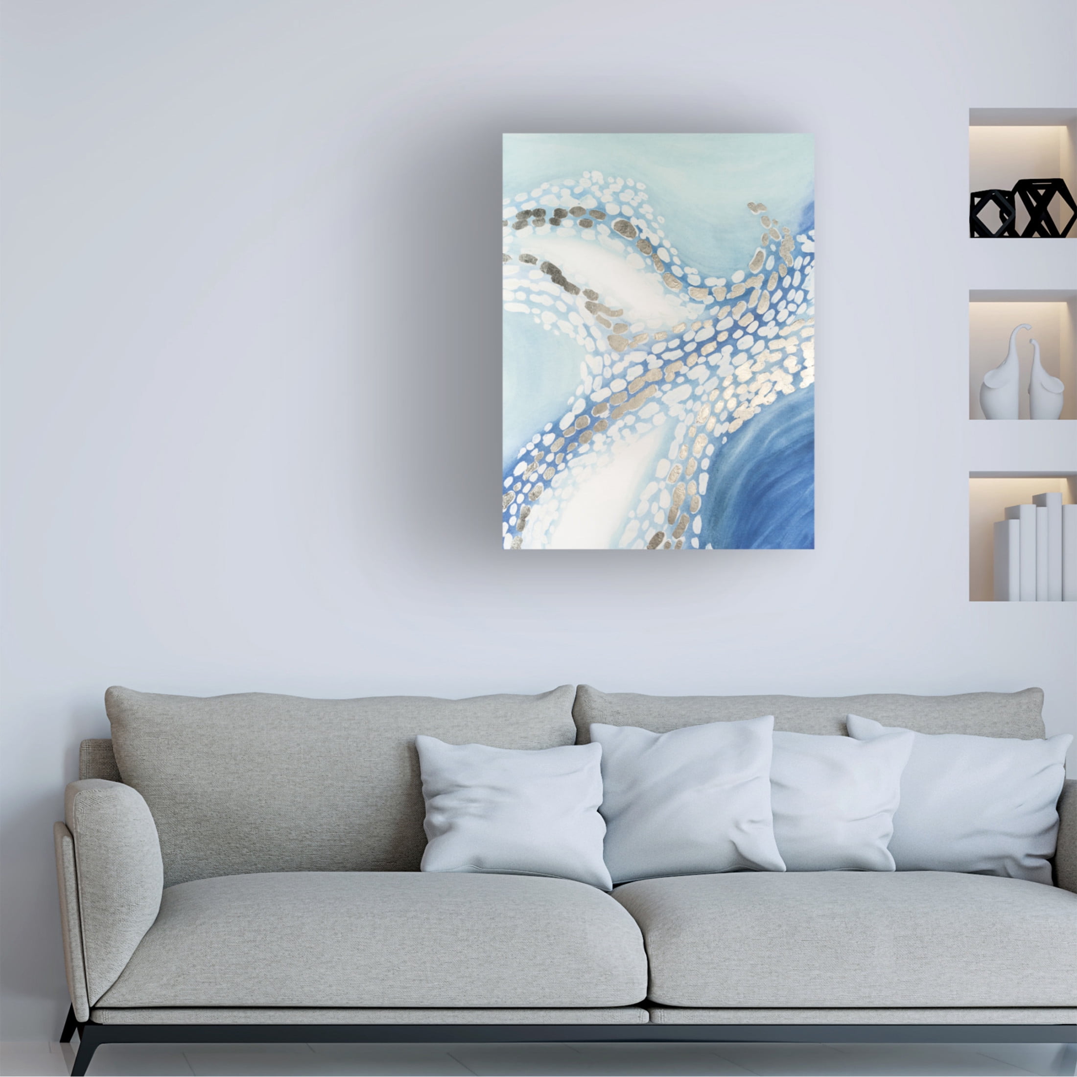 Canvas Wall Art - Vanna Lam 'Teeming I' Wall Art for Living Room, Bedroom, or Office Décor by Trademark Fine Art - 24 x 32 Inches