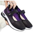 thumbnail image 6 of LTTVQM Women's Mary Jane Flats Lightweight Breathable 2026 Summer Cutout Design Mesh Running Walking Shoes for Casual Comfortable Sneakers Black 39(US-7.5), 6 of 7