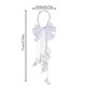 thumbnail image 3 of Ramo de boda con perlas y lazo de seda para novia o niña de honor – Ramo nupcial artificial para bodas en iglesia, fiestas, decoración de casas y mesas, 3 of 6