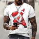 thumbnail image 1 of Camiseta con estampado de Papá Noel para hombre, ropa de fiesta de año nuevo y Navidad, camisetas de manga corta con cuello redondo, camisetas de gran tamaño a la moda, 1 of 2