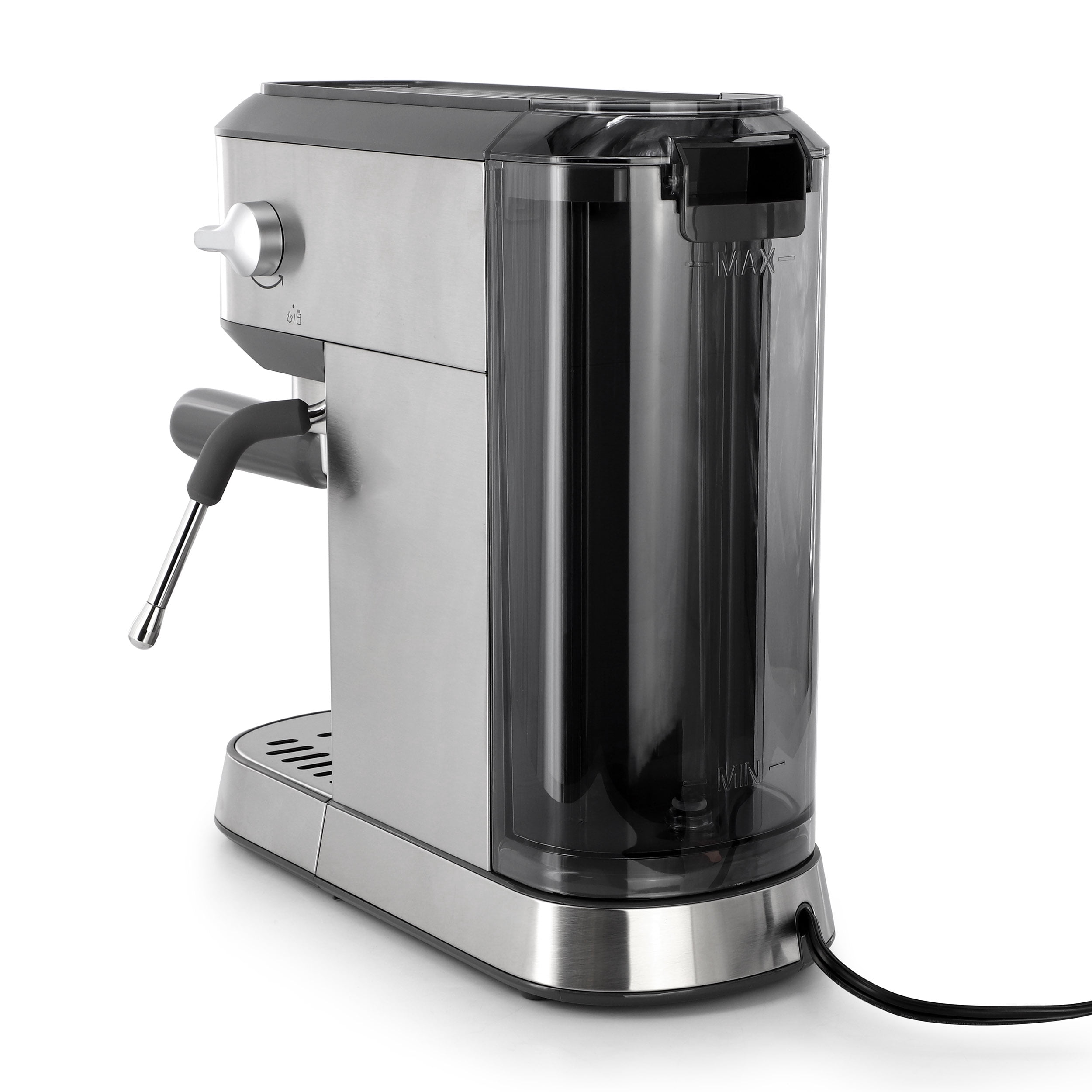 Calphalon Miniatura Compact Espresso Machine and Milk Frother in Silver