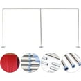 thumbnail image 4 of 19.7x9.8 FT Backdrop Stand Pipe Kit,Wedding Backdrop Stand for Ceremony with Weighted Steel Bases Telescopic Heavy Duty Stand, 4 of 11