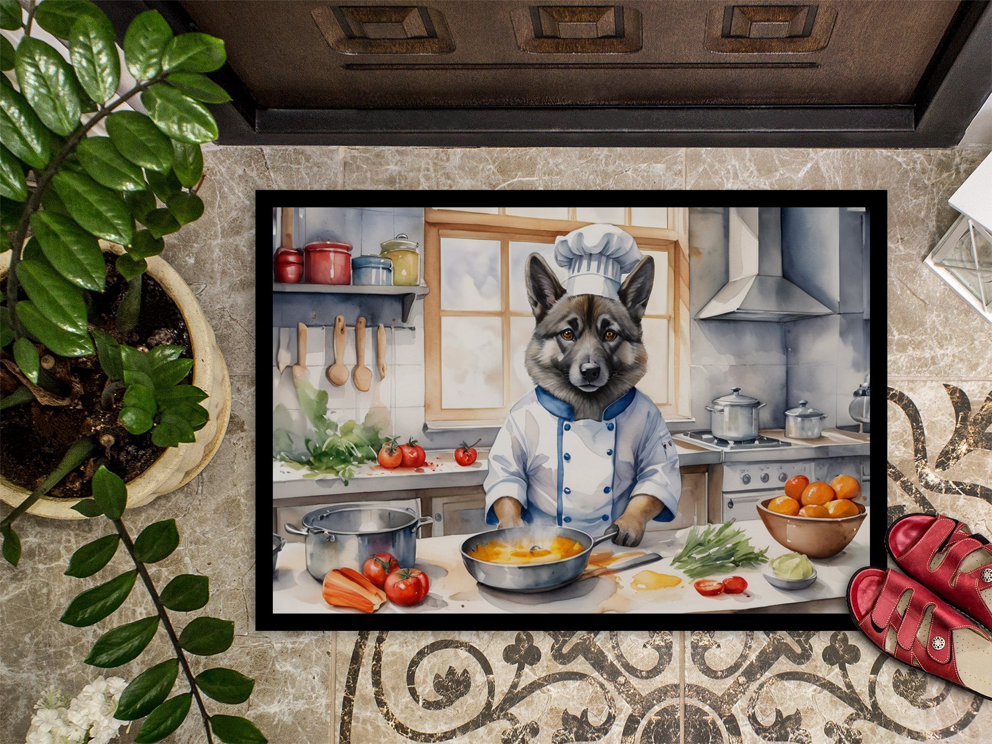 Yorkie Yorkshire Terrier The Chef Doormat