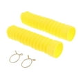 thumbnail image 5 of 1 Pair Front Fork Dustproof Cover Boot Shock Absorbers 205x42x30mm for Motorcycle Dirt Bike Yellow, 5 of 7