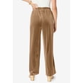 thumbnail image 2 of Roaman's Women's Plus Size Wide Leg Velour Pant, 2 of 4