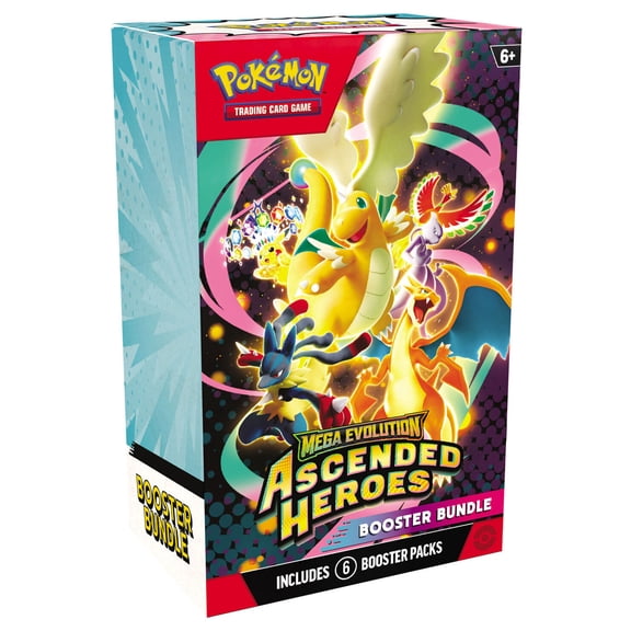 Cartas Coleccionables Pokemon TCG Mega Evolution Ascended Heroes Booster Bundle en Ingles