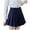 Navy, variant on PMVFHDE Womens High Waist Pleated Mini Skirt Casual A Line Tennis Skirts For Women Solid Color Trim Short Skirt Navy