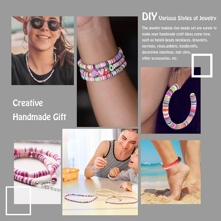 How To Create a Heishi Clay Bead Necklace, DIY