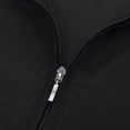 thumbnail image 4 of TOPTIE Barber Jacket Short-Sleeves Machine Washable Men's Coat Black Work Shirt-Black-XXL, 4 of 7