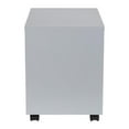 thumbnail image 4 of Silver 22" Deep Metal Mobile Box/File Pedestal, 4 of 7