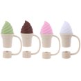 thumbnail image 1 of Adornos Paja para Helado Kawaii 4 Uds. Silicona 10mm 30 Y 40 Oz, 1 of 9