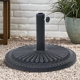 thumbnail image 2 of Abble 33 lbs. Heavy Duty Patio Umbrella Base Outdoor Market Umbrella Stand in Black, 2 of 6