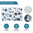 thumbnail image 6 of Blue Polka Dots Placemats Set of 4, Modern Abstract Art Placemats for Dining Table, Place Mats for Kitchen Tabletop, Waterproof Wipeable Dining Table Mats Set, 6 of 9