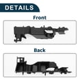 thumbnail image 6 of Bumper Support Bracket Right Front Bumper Retainer Bracket Hold Mount No.4G0807284 for Audi A6 2011-2018, 6 of 6