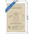 thumbnail image 3 of Hasbro Transformers - Sketch Wall Poster, 14.725" x 22.375", Framed, 3 of 5