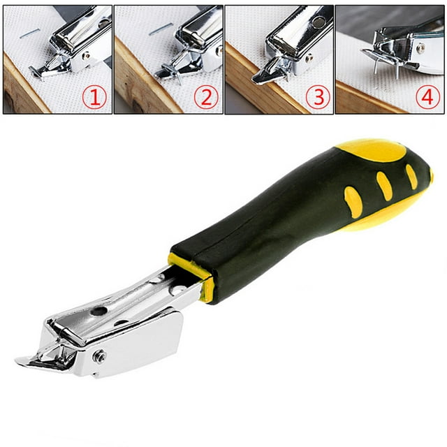 WREESH Upholstery Carpet Puller Tool Staple Remover Tack Ofiice Claw Hand Stapler
