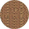 thumbnail image 1 of Ahgly Company Machine Washable Indoor Round Transitional Caramel Brown Area Rugs, 7' Round, 1 of 7