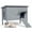 Gray, variant on Hidpriva Insulated Wooden Outdoor Cat House, Weather-Resistant Feral Cat Shelter for Winter w/ Foldable Ladder & Visible Window, White