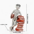 thumbnail image 7 of Modern Abstract Reading Statue, Minimalist Book Sculpture Figurine, Resin Reading Figure Ornament, Art Tabletop Decoration for Home Office Desk Bookshelf Study Room, Unique Book Lover Gift(White), 7 of 7