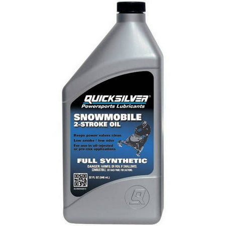 Quicksilver 2-Stroke Full Synthetic Snowmobile Oil,