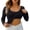 C-Black207, variant on DHFJKG Long Sleeve Shirts For Women Basic Tee With Built In Bra Scoop Neck Slim Fit Lightweight Casual Base Layer T Shirt Solid Color Cozy Tops