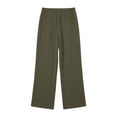 thumbnail image 5 of DHFJKG Wide Leg Pants For Women Casual Summer Loose Fit Drawstring Waist Lightweight Plain Palazzo Pants, 5 of 8
