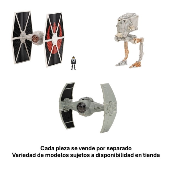 Figura y Nave Star Wars 3 pulgadas Varios modelos 1 pieza