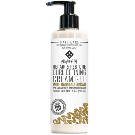 Alaffia Repair & Restore Curl Defining Cream Gel, 8 (Best Products To Restore Curly Hair)