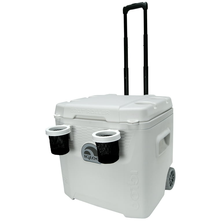 Igloo 52 qt 5-Day Marine Ice Chest Cooler with Wheels, White