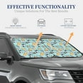 thumbnail image 4 of Easygdp Chiens pour 2 Pcs Pare-Soleil Pliable pour Voiture Pare-Brise avant Protection Solaire pour Voiture, SUV, Camion-Moyen, 4 of 6