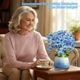 thumbnail image 7 of WaaHome Happy Mother's Day Card Pop Up Flowers, 3D Blue Orchid Bouquet for Mom, Grandma, Sister, Daughter, Premium Large Paper Flower Cards for Mom, Everlasting Floral Gift for Women, 7 of 7