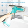 thumbnail image 1 of Escobilla de goma para ventana de microfibra con pulverizador 4 en 1, limpiaparabrisas con botella pulverizadora de agua para ducha interior y exterior, vidrio e incluso para su coche, 1 of 5