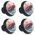 thumbnail image 2 of 4 Pcs Whale Knobs for Kitchen Cabinet Cupboard Dresser Bookcase Drawer Pulls Handles Round Home Decor, 2 of 8
