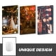 thumbnail image 4 of Linterna de papel DIY, pantalla de lámpara plegable, cubiertas de linterna colgantes en blanco, 2 uds., 4 of 5
