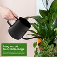 thumbnail image 4 of Ikoopy Small Watering Can for Indoor Plants 12oz/350ml Rustproof 304 Stainless Steel Plant Watering Can with Ergonomic Handle for House Plants Black, 4 of 11