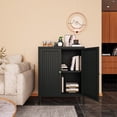 thumbnail image 3 of Bathroom Floor Cabinet,Storage Cabinet with Adjustable Shelf,Modern Freestanding Organizer,Farmhouse Buffet Sideboard,Accent Cabinets for Bathroom,Kitchen,Entryway, 3 of 10