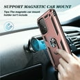 thumbnail image 5 of Xhy Samsung Galaxy A23 5G Case with Screen Protector and Magnetic Ring Mount Kickstand Military Grade Full Body Double Layer Drop Protection Rugged Durable for Galaxy A23 5G Phone - Rose Gold, 5 of 10