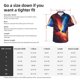 thumbnail image 5 of Fotbe Wolf Camisa Hawaiana para Hombre Unisex – Camisa Casual de Verano con Botones de Manga Corta de Algodón y Lino,Small, 5 of 7