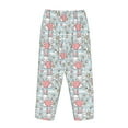 thumbnail image 5 of Xecao Cute Rabbit And Heart Women's Straight Lounge Pajama Pants: The Epitome of Relaxed Sleepwear, 5 of 9