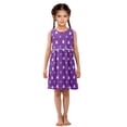 thumbnail image 6 of Girls Dress Ghost Stars Sleeveless Dress for Girls Hem A-Line Casual Sundress, 6 of 7