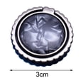 thumbnail image 6 of Dujiujun Finger Ring Holder Colorful Round 360 Degree Rotation Shell Pattern Phone Grip Finger Handle Extend Bracket for Watching TV, 6 of 8