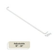thumbnail image 3 of Achim Fantasia White Single Curtain Rod, 18-28", 2.5" Projection, 3 of 5